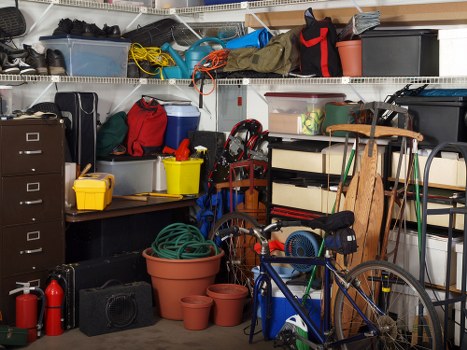 Homeowner planning loft clearance